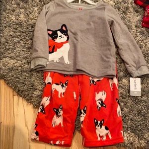 Carter’s 2pc doggie pajama set sz 5T